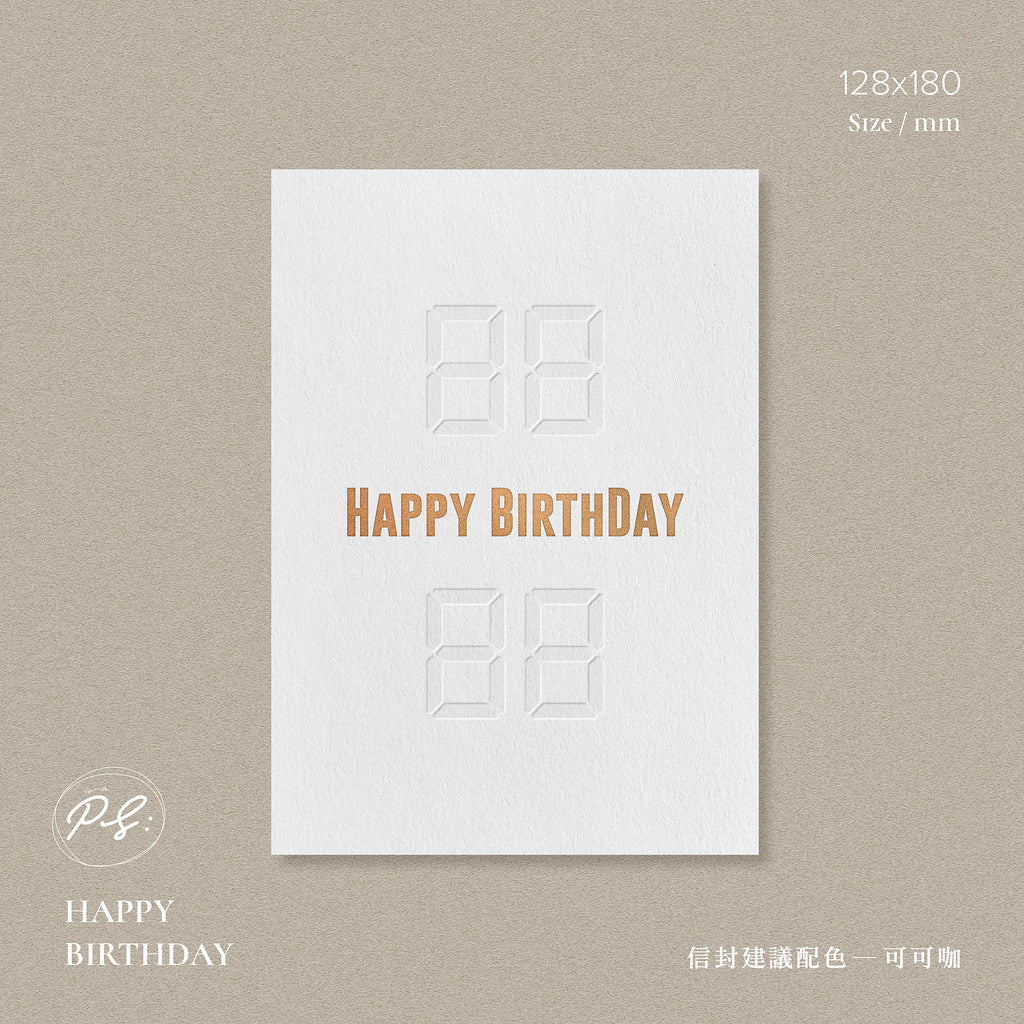 【 現貨 】生日日期卡片
