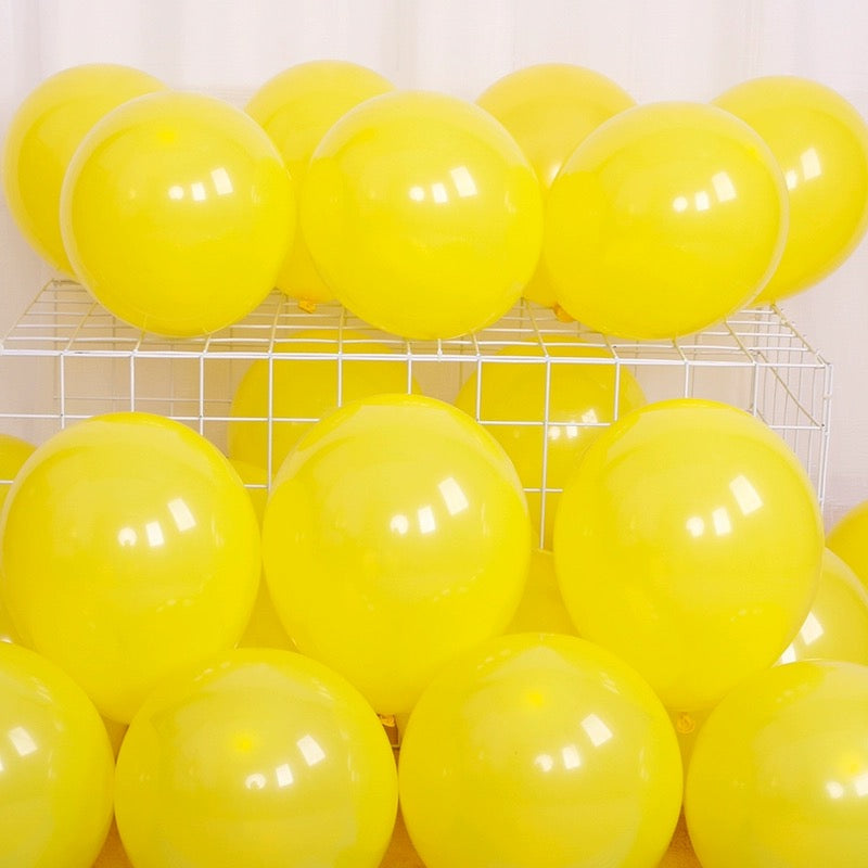 雷根糖系列-橘黃色氣球 派對氣球