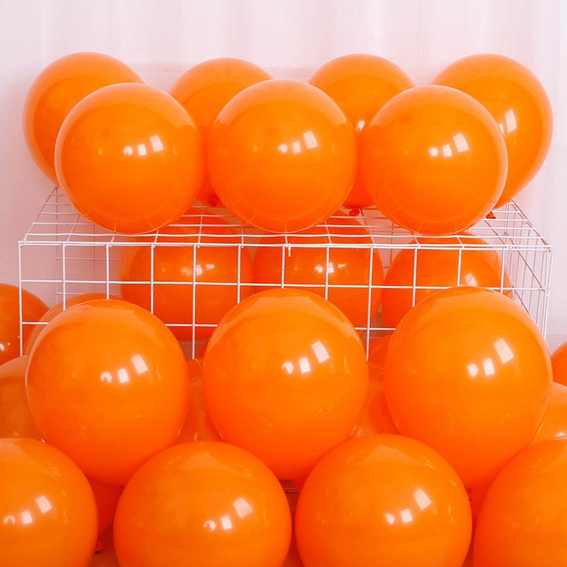 雷根糖系列-橘黃色氣球 派對氣球