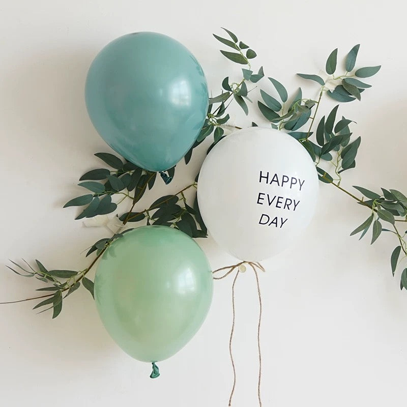 翻糖系列-生日快樂氣球 天天快樂氣球 生日字母氣球 透明生日氣球 印刷氣球