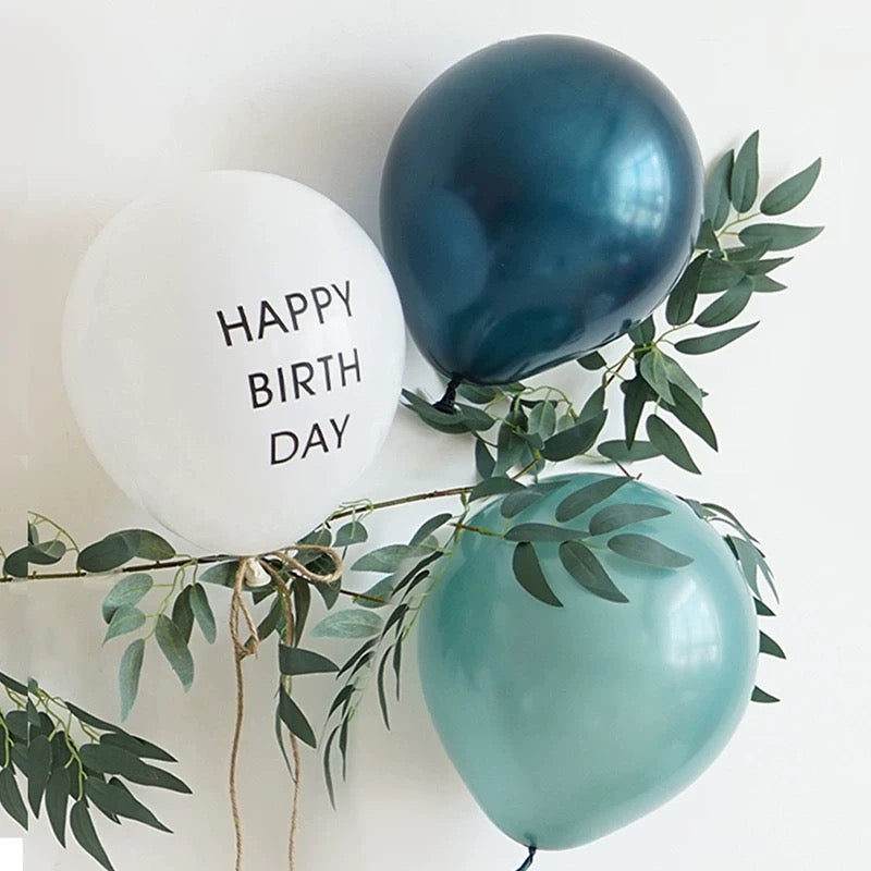 翻糖系列-生日快樂氣球 天天快樂氣球 生日字母氣球 透明生日氣球 印刷氣球