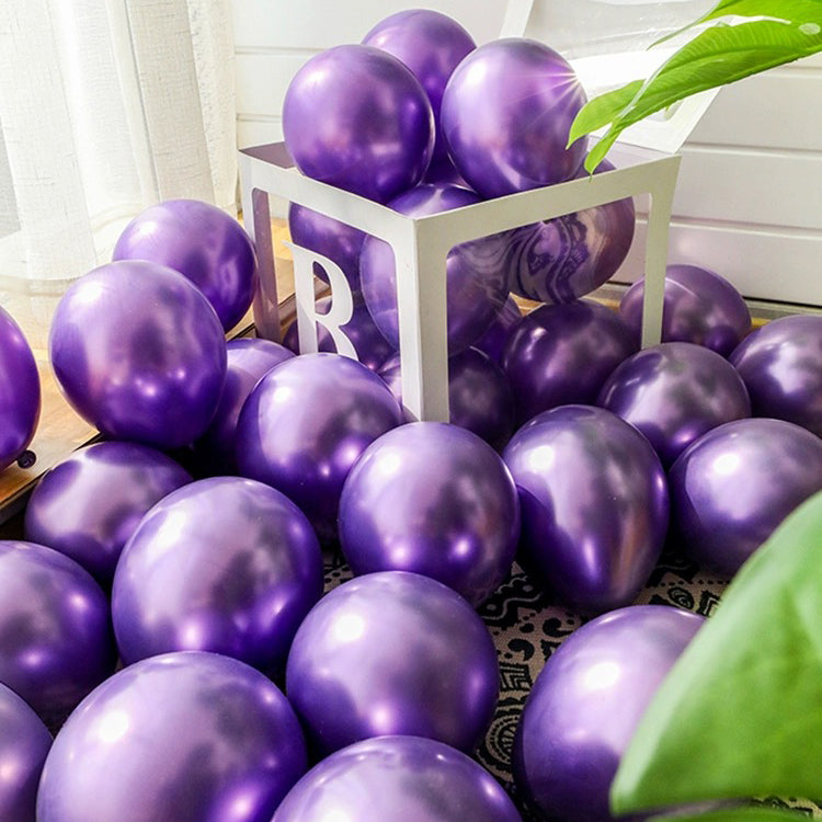 雷根糖系列-金屬色氣球(較不透光)