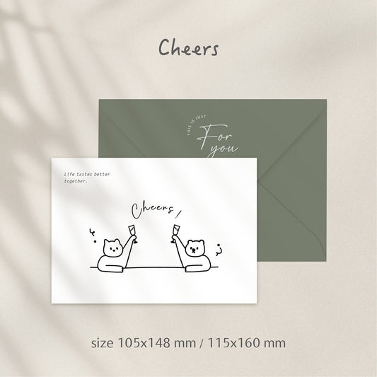 日常手繪卡片 | Cheers